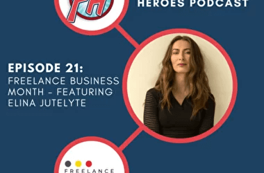 Freelance Heroes Podcast with Elina Jutelyte